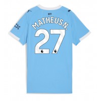 Stroje piłkarskie Manchester City Matheus Nunes #27 Koszulka Podstawowej dla damskie 2025-26 Krótki Rękaw